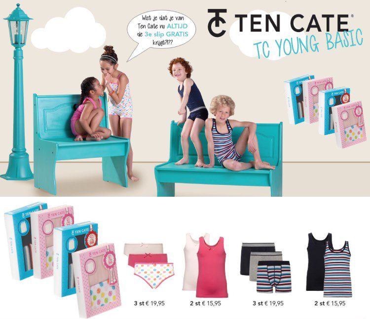 Ster Afscheid vrije tijd Ondergoed voor kinderen van Ten Cate - Woody - Tommy Hilfiger - Calvin Klein